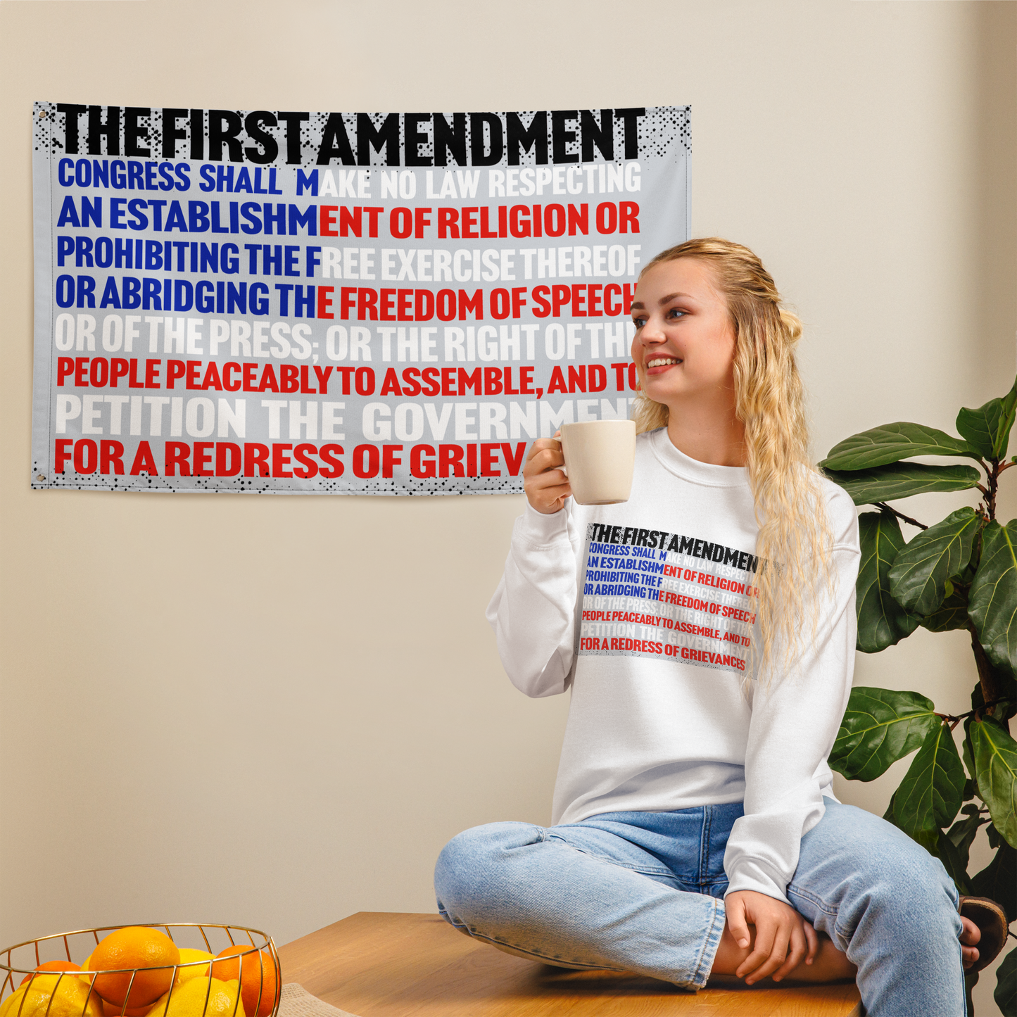 First Amendment Flag- Full Sized Flag 3' x 5'