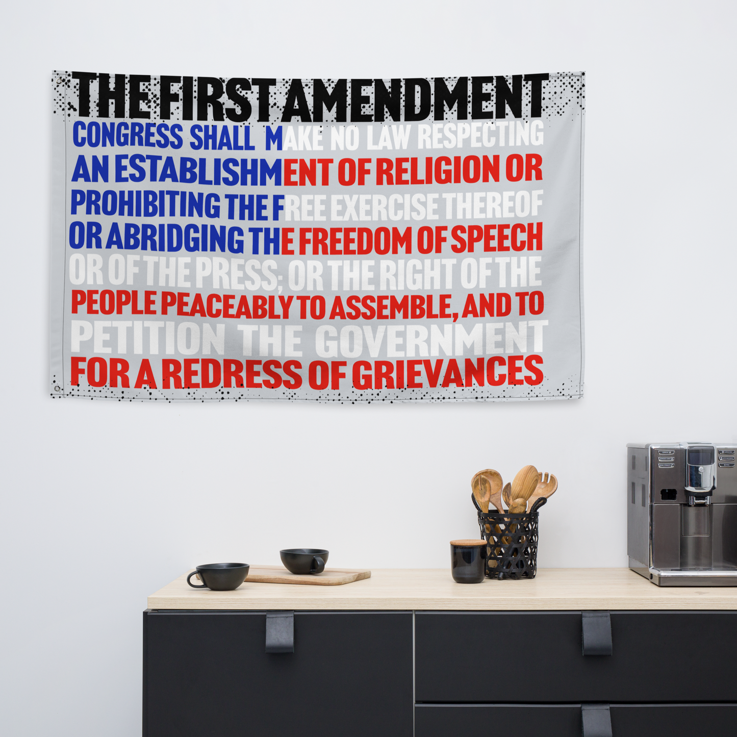 First Amendment Flag- Full Sized Flag 3' x 5'