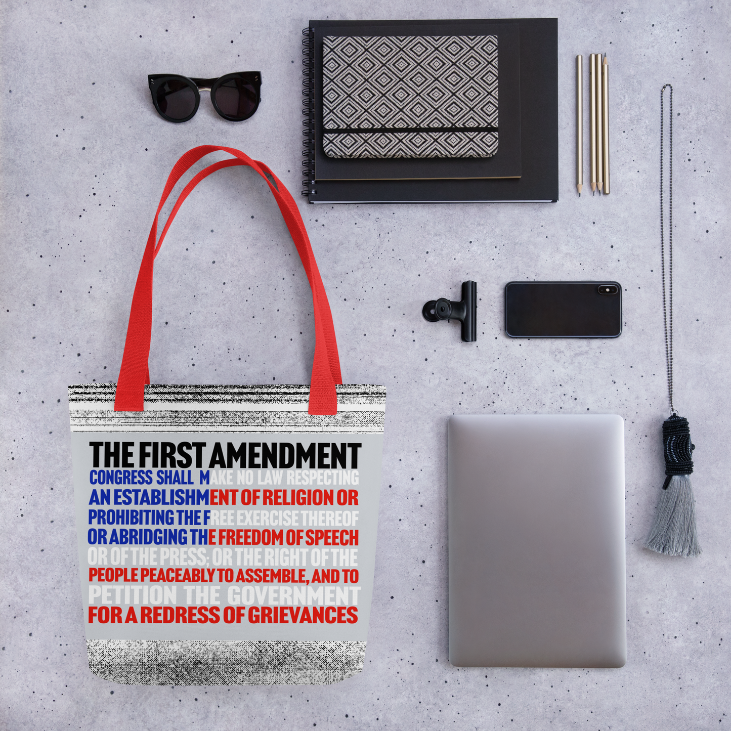 First Amendment Tote Bag