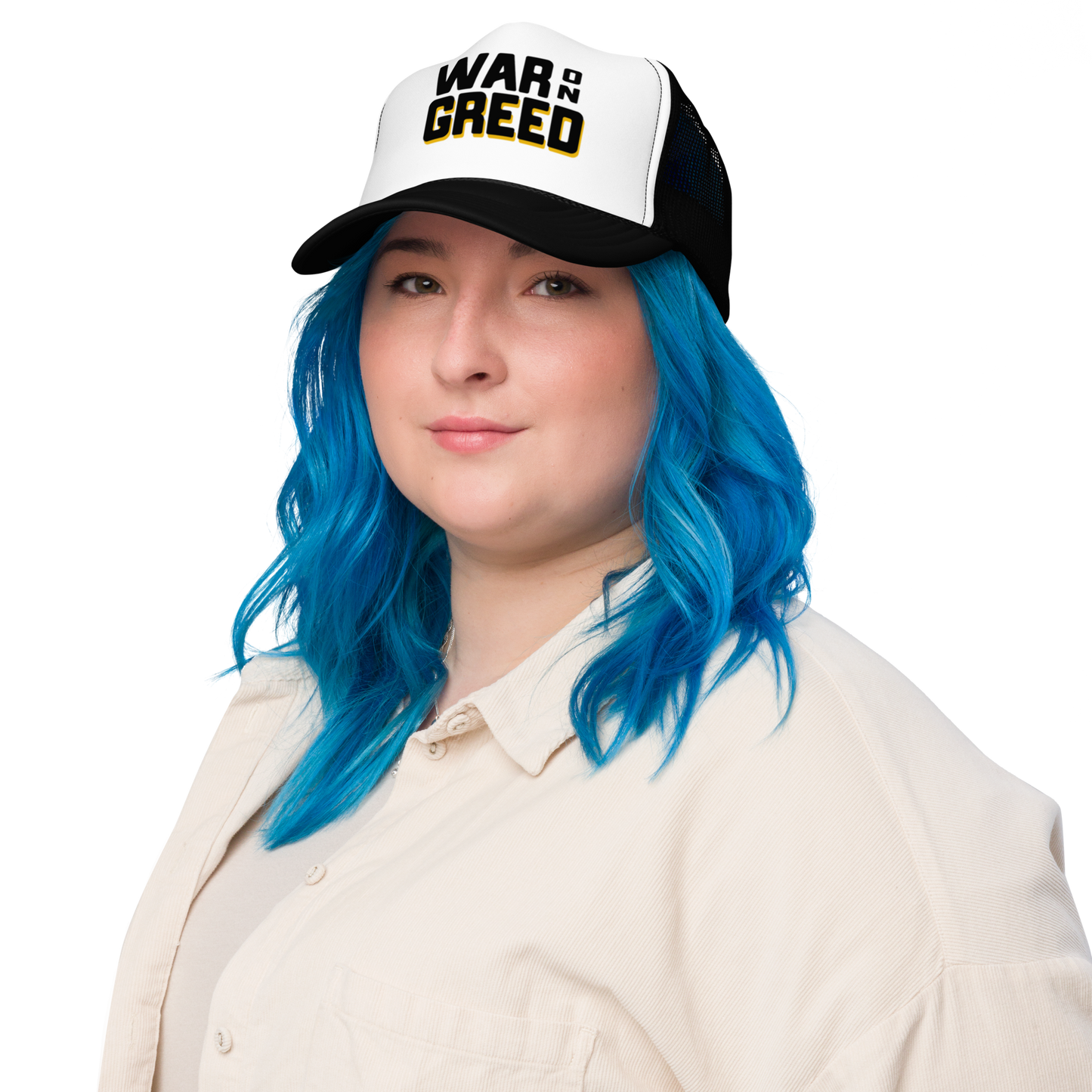 War On Greed Trucker Hat