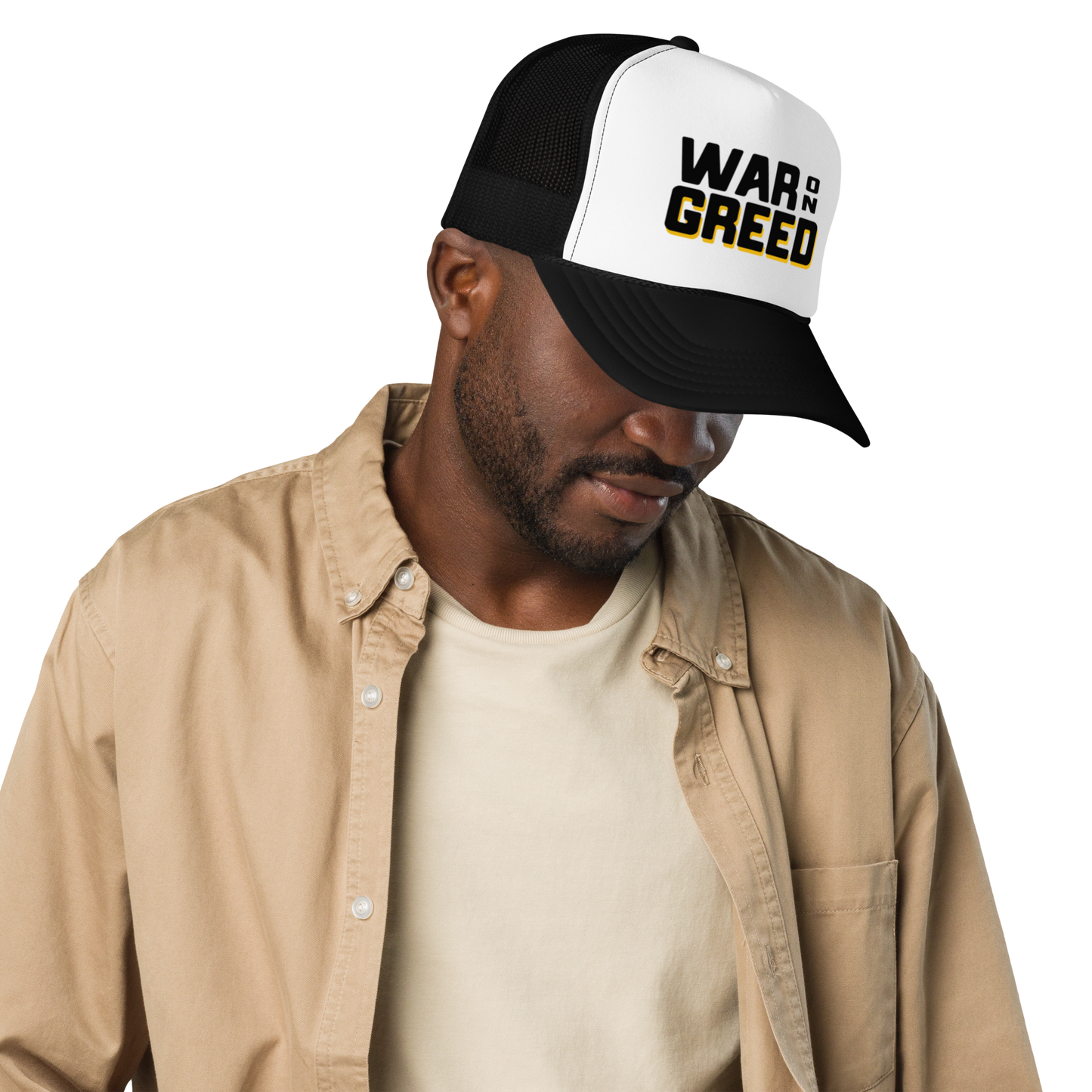 War On Greed Trucker Hat