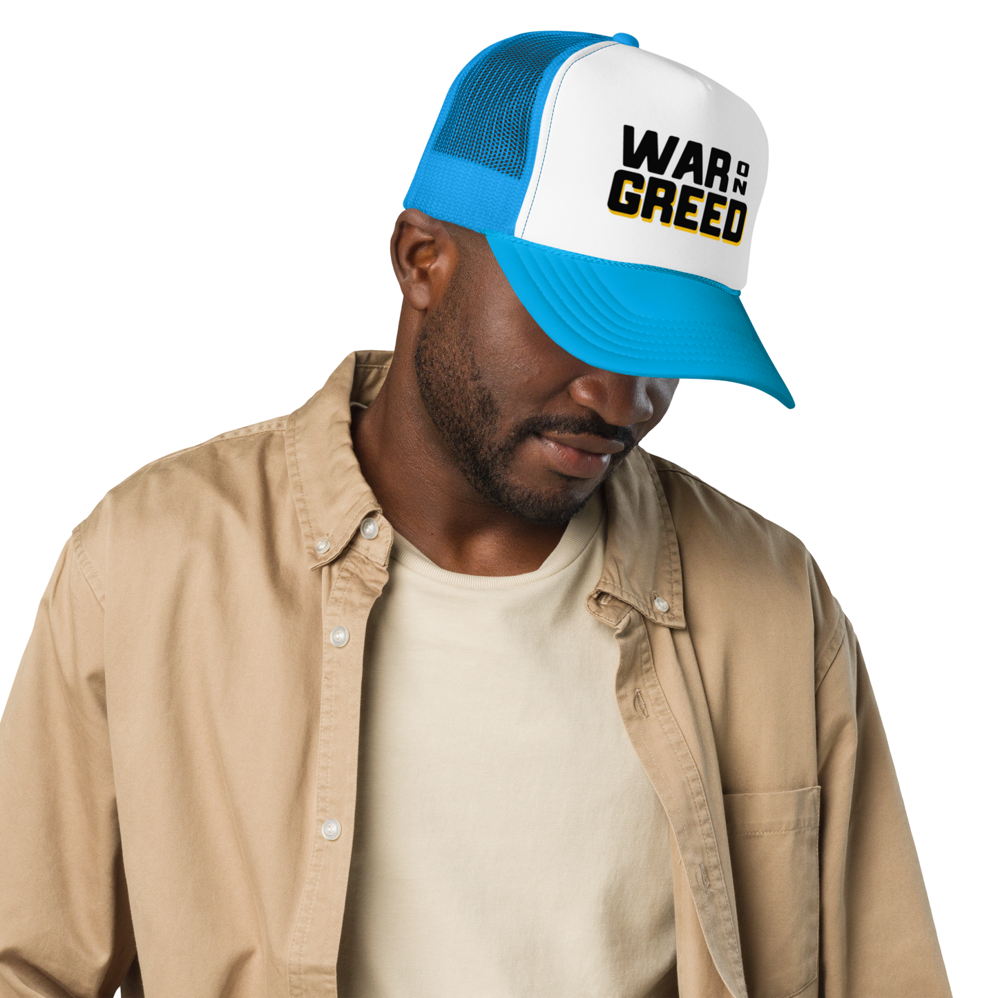 War On Greed Trucker Hat