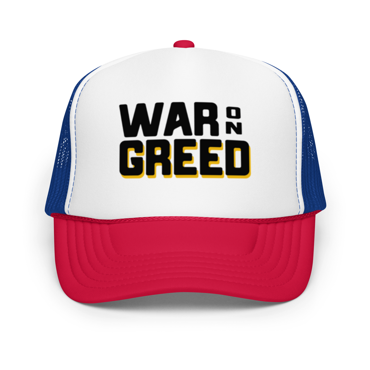 War On Greed Trucker Hat