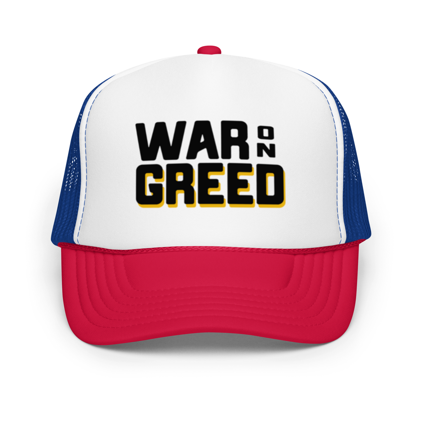 War On Greed Trucker Hat