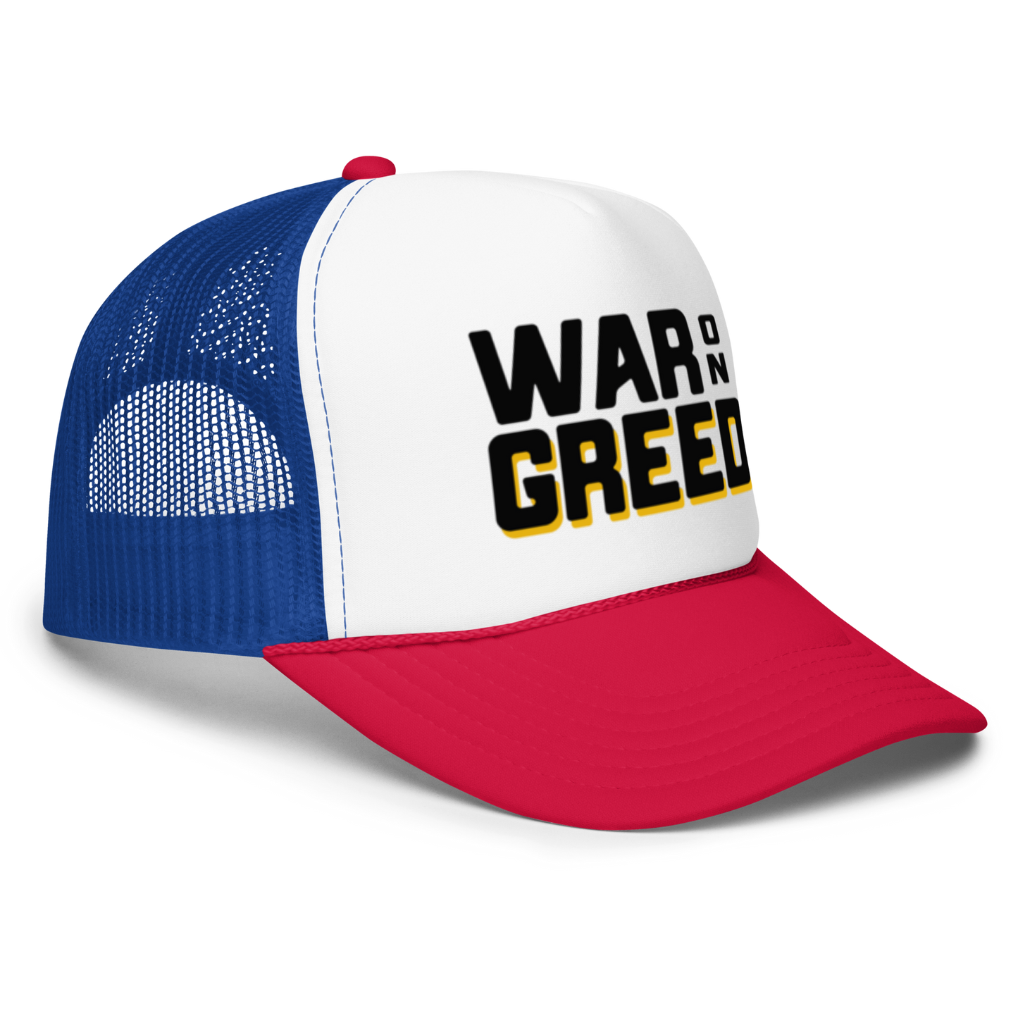 War On Greed Trucker Hat