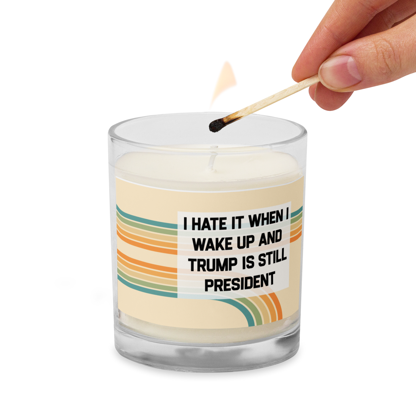 I Hate It When I Wake Up Meditation Candle
