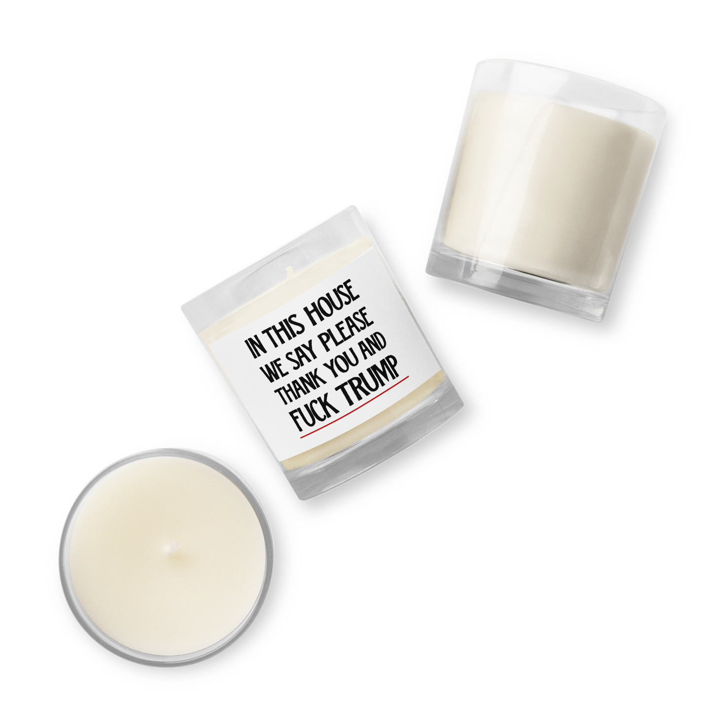 In This House We Say...Meditation Candle