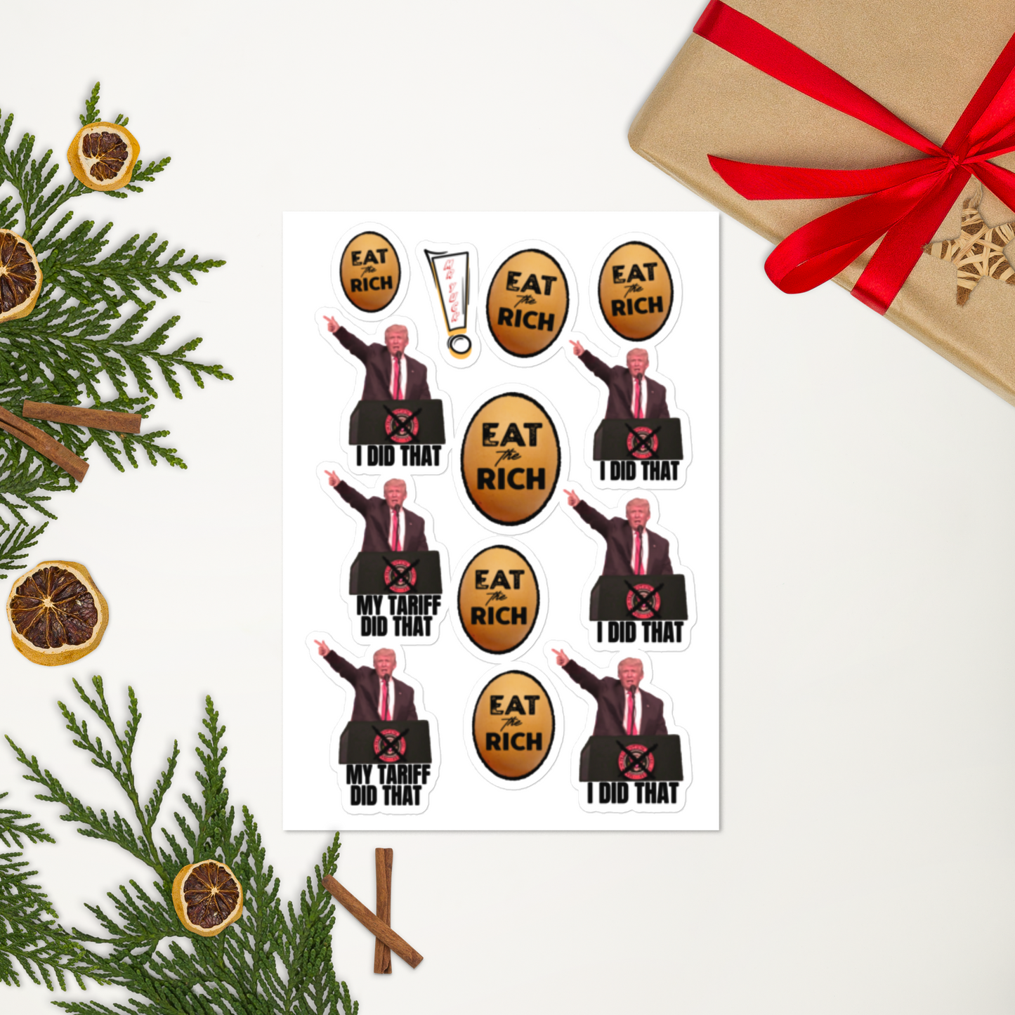 Trump Tariff Sticker Pack