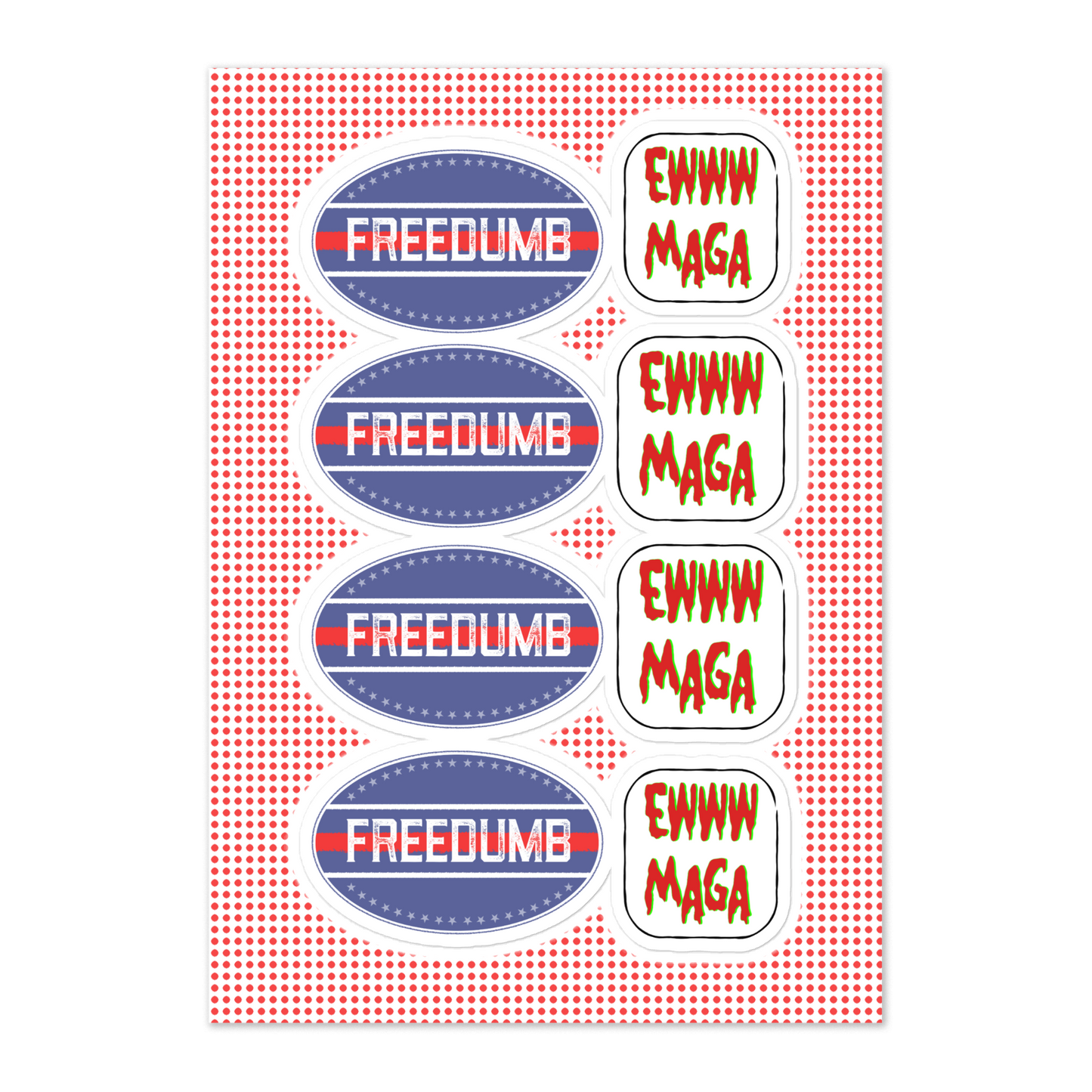 Freedumb Sticker Sheet