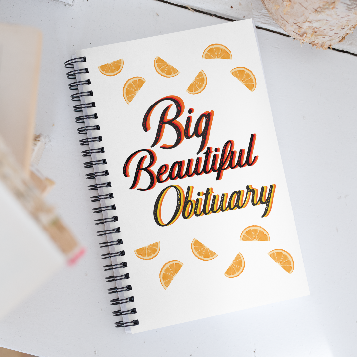 Big Beautiful Obituary Notebook