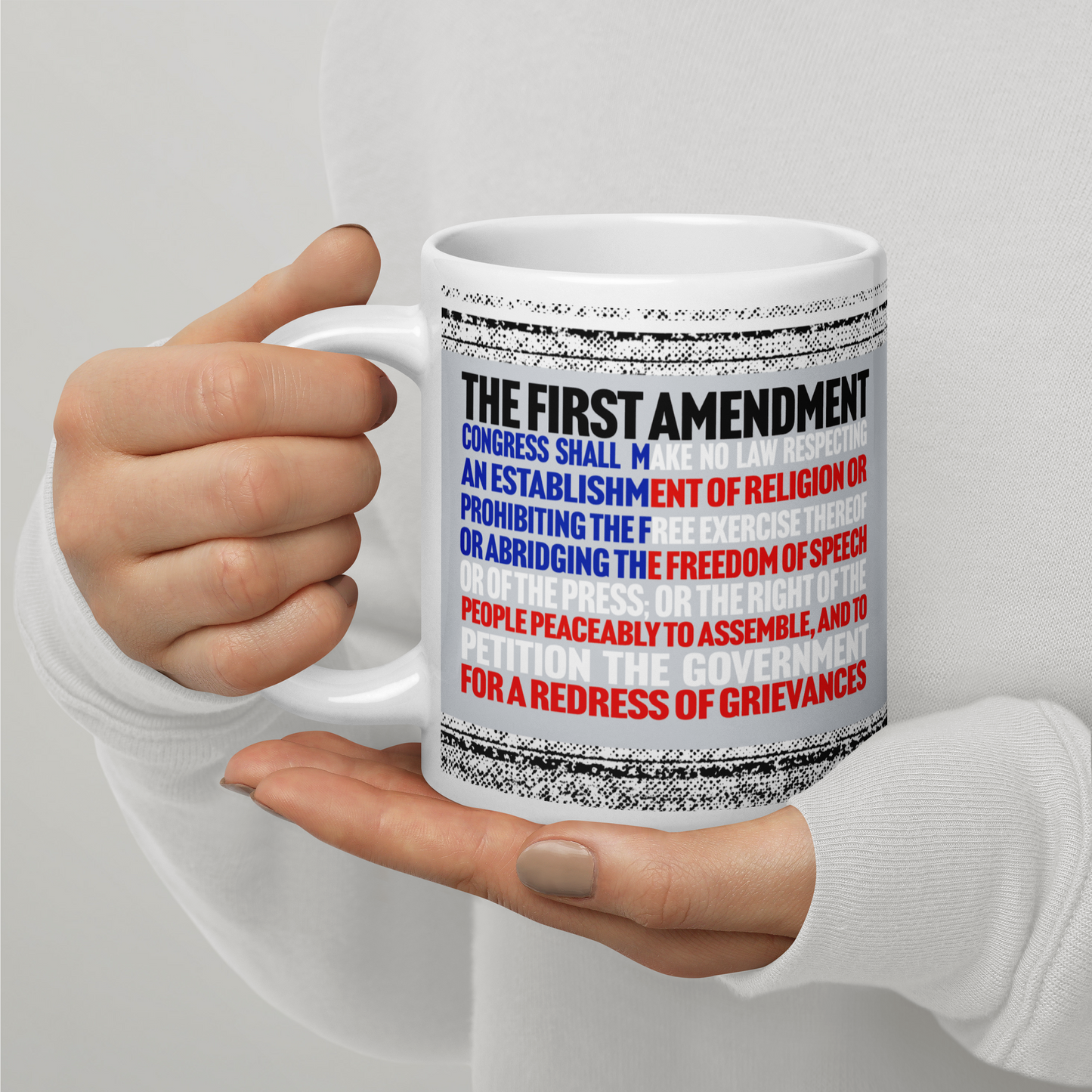 First Amendment Flag- 20oz Mug