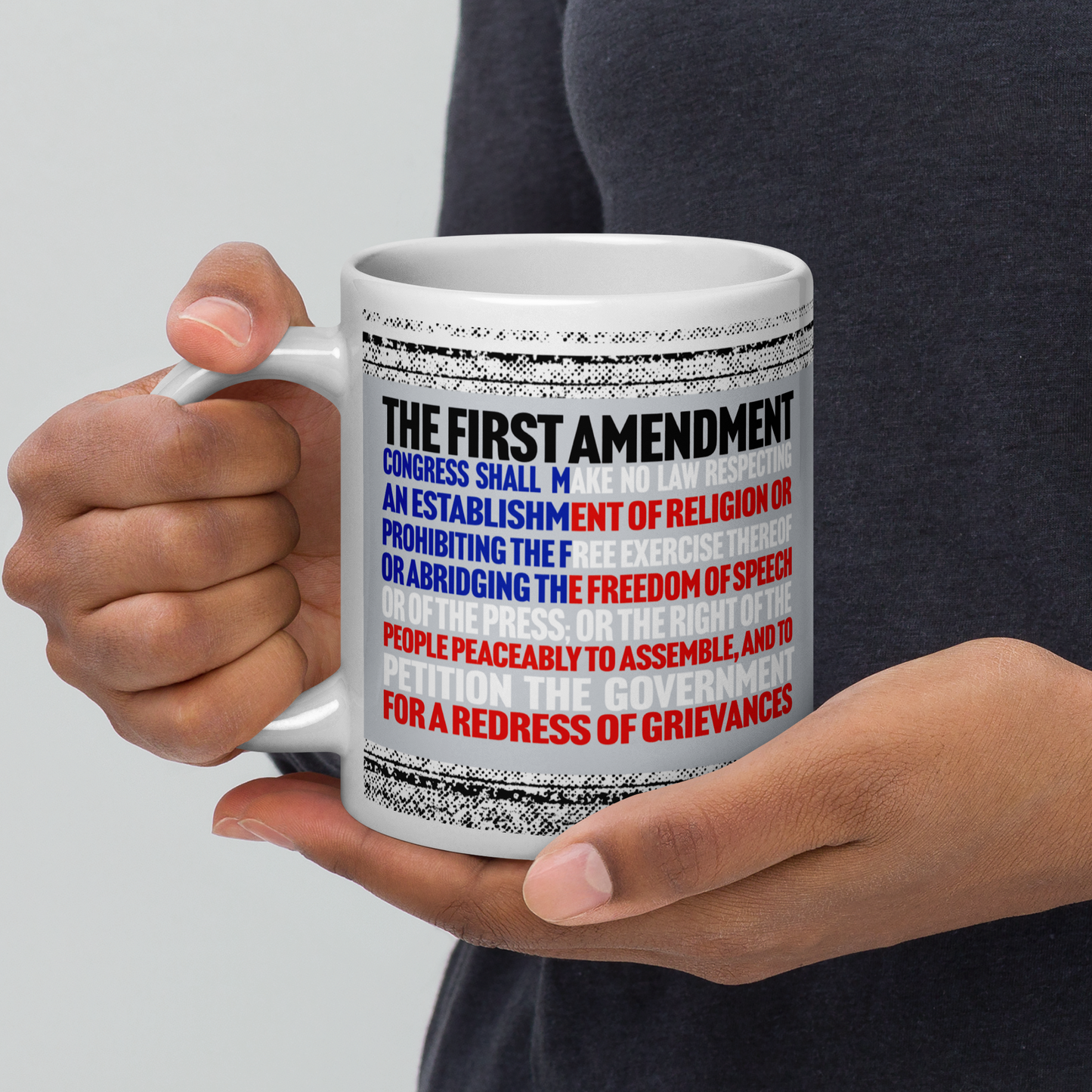 First Amendment Flag- 20oz Mug
