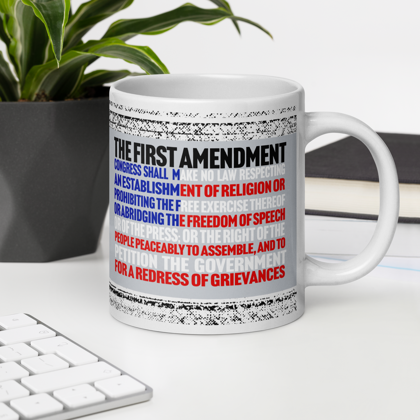 First Amendment Flag- 20oz Mug