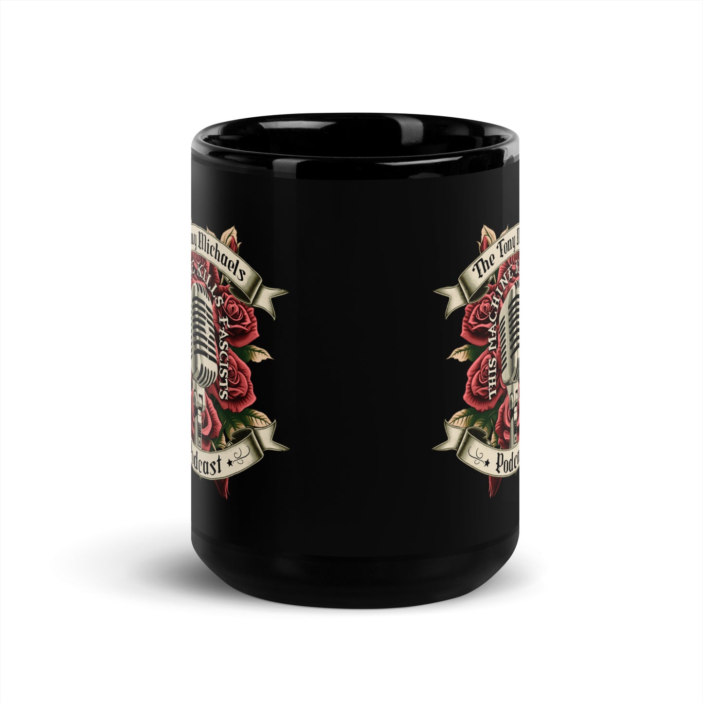 Tattoo Merch Black Glossy Mug