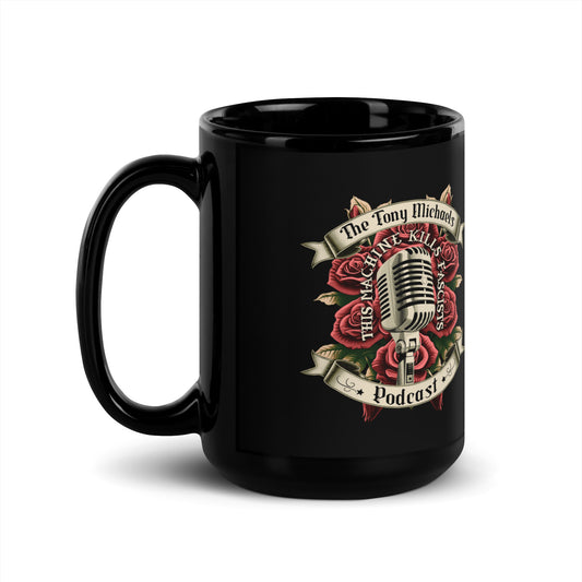 Tattoo Merch Black Glossy Mug