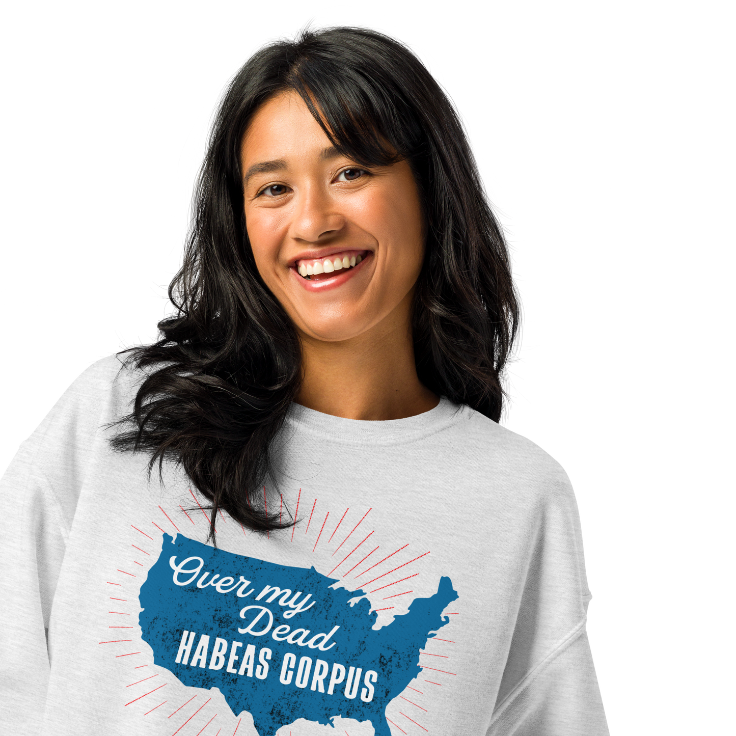 Over My Dead Habeas Corpus Crew-Neck Sweatshirt