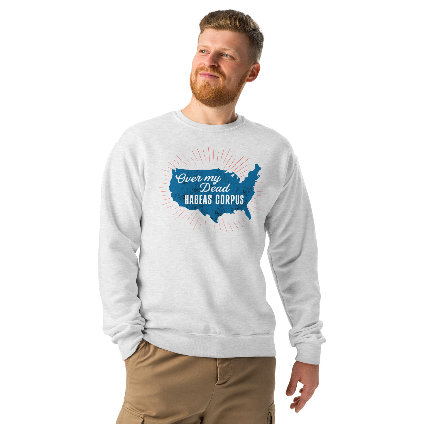 Over My Dead Habeas Corpus Crew-Neck Sweatshirt