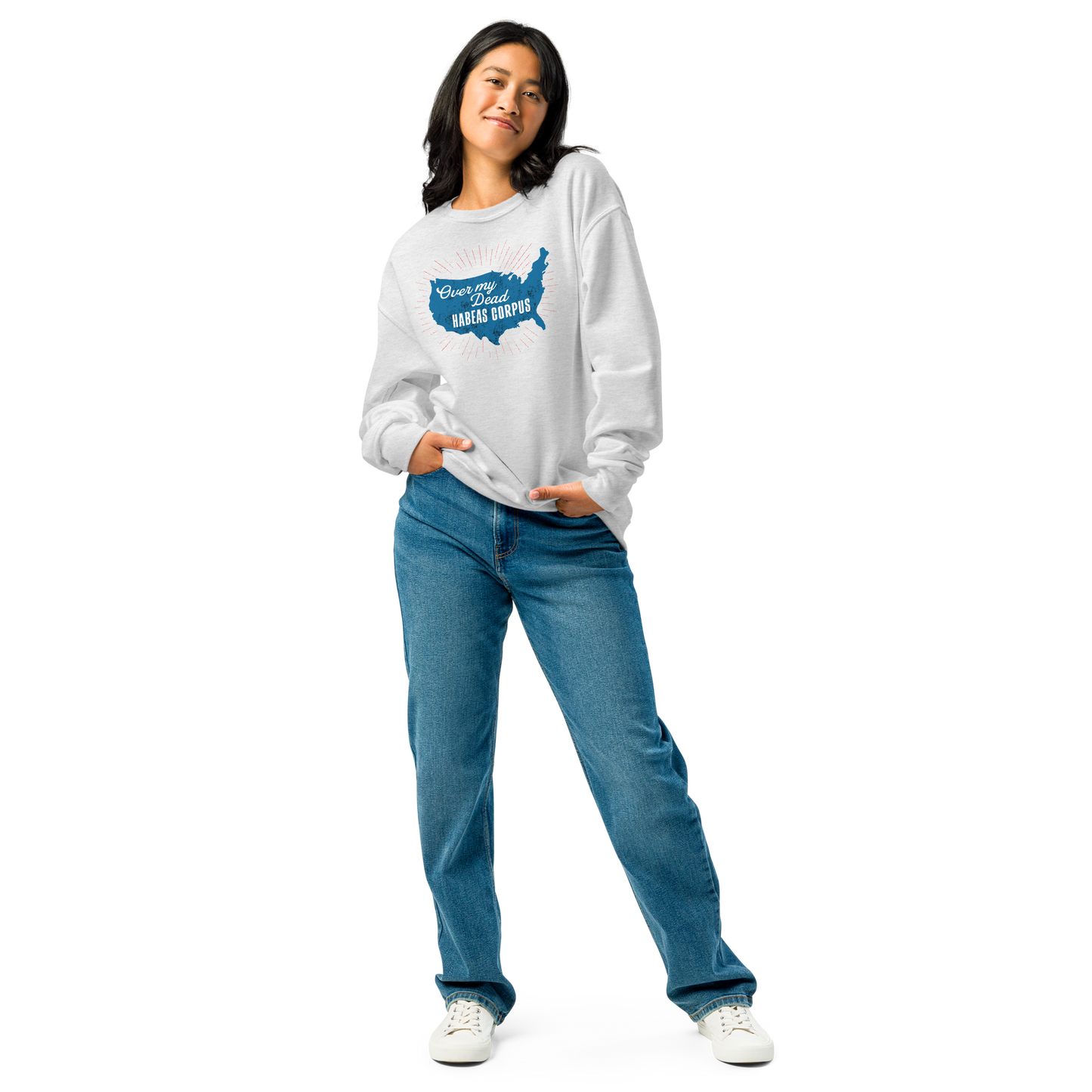 Over My Dead Habeas Corpus Crew-Neck Sweatshirt