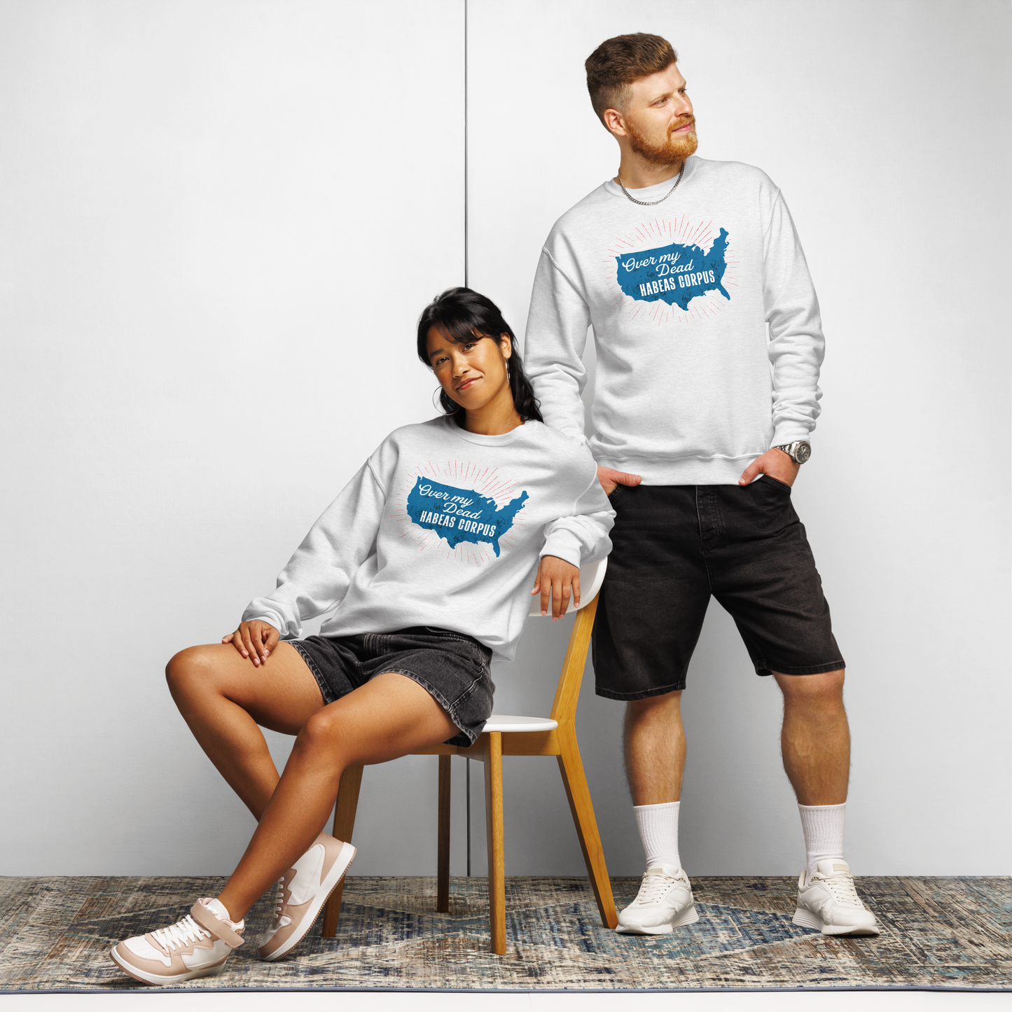 Over My Dead Habeas Corpus Crew-Neck Sweatshirt