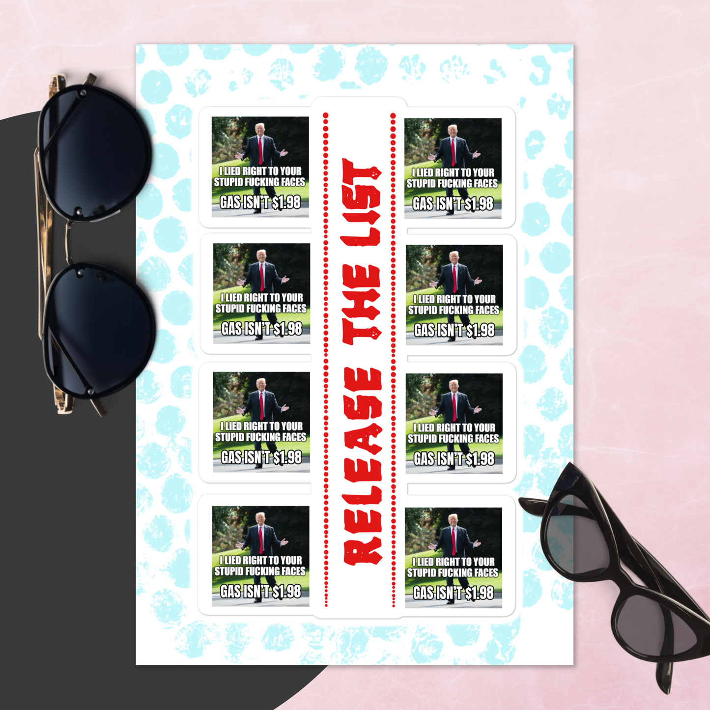 Gas Pumper Sticker Sheet