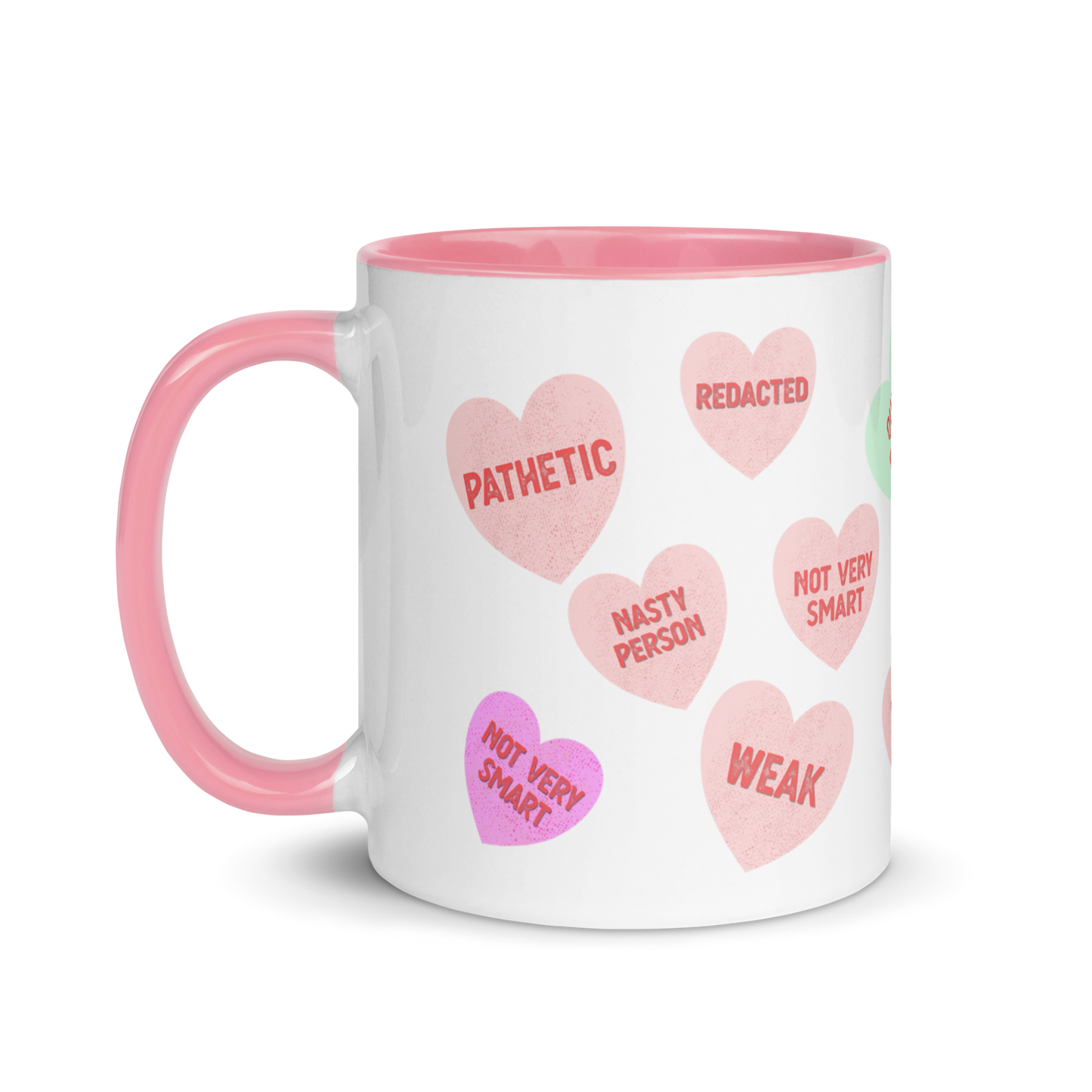Is He Dead Yet Valentine Mug- Conversation Hearts