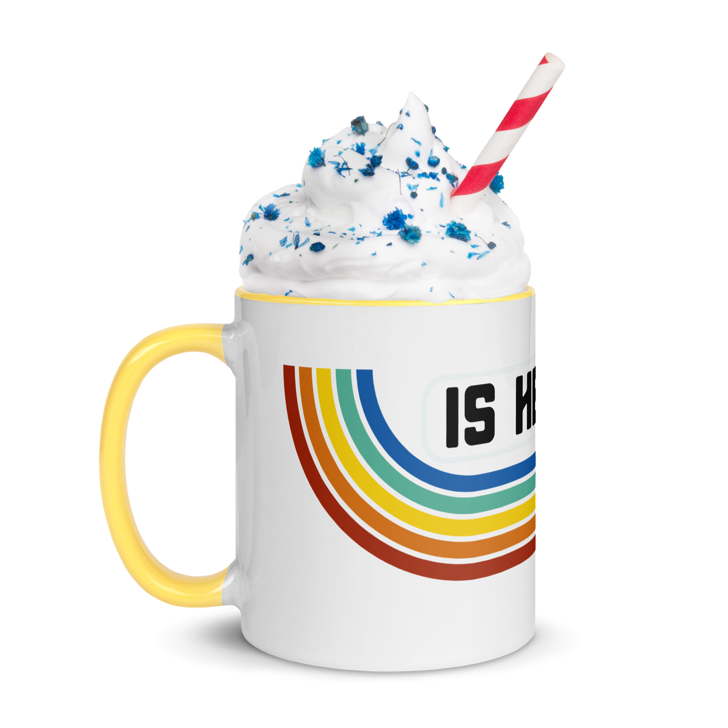 Is He Dead Yet? Rainbow Mug