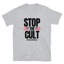 Load image into Gallery viewer, STOP THE CULT • Short-Sleeve Unisex T-Shirt
