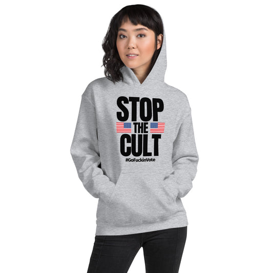 STOP THE CULT • Unisex Hoodie